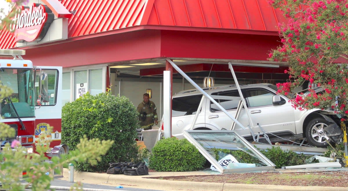 Vehicle Restaurant Crash (ASSOCIATED PRESS)