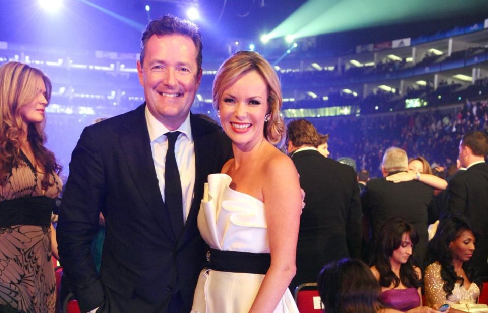 Piers Morgan described Amanda Holden as 'one of the most genuine people' in show business while appearing on Heart FM's Breakfast show on Thursday 27 June (Ian West/Getty)