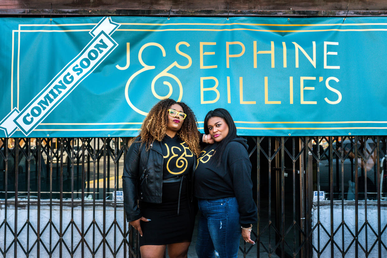 Image: Whitney Beatty, left,  and  Ebony Andersen of Josephine and Billie's. (Robiee Ziegler)