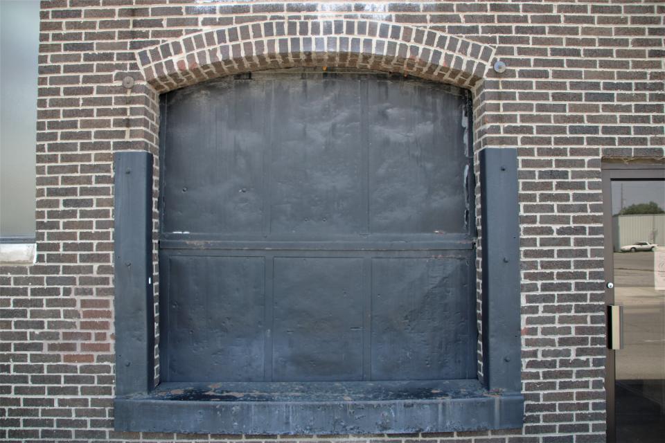 This loading dock door is one of the few remnants of the former J.C. Newman Cigar Co. factory in Marion. The building at 280 N. Main St. is the home of The Folks Creative Printers, Inc.