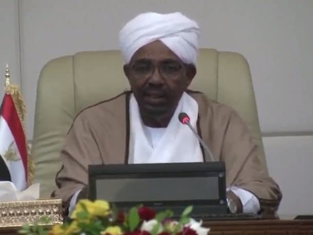 蘇丹總統巴席爾(Omar al-Bashir)。(圖擷自YouTube)