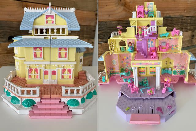 <p>Courtesy of Krystyna Roman and Angelo Bituin</p> Krystyna Roman's childhood Polly Pocket Pop-Up Clubhouse set