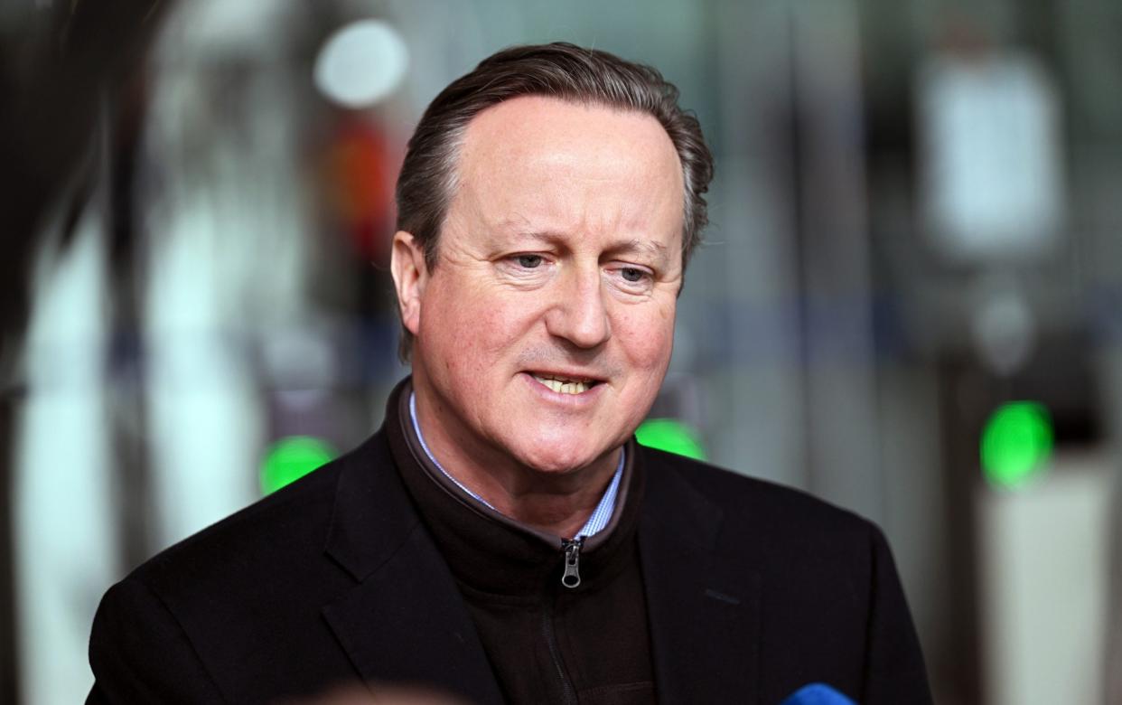 Lord Cameron - Lord Cameron calls on UK to boost defence budget in response to Russian threat