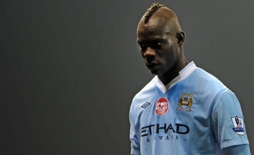 Why always you, Mario? Don't you know that you look scary enough already, even without the mohawk? What's next for Mario Balotelli? A crown of hair, like the Statue of Liberty?