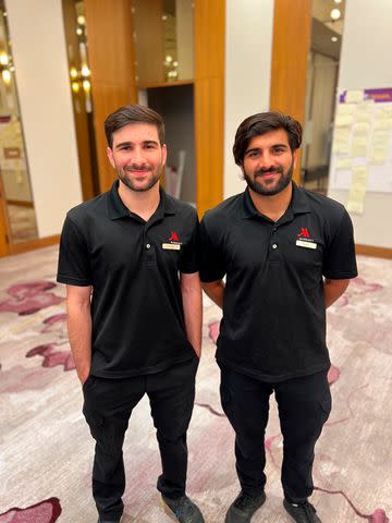 <p>Marriott</p> “They’ve earned enough to buy their first family car,” says Gandhi of Ehsan (left) and Faisal. “It provides them not only income but opportunities for the future.”