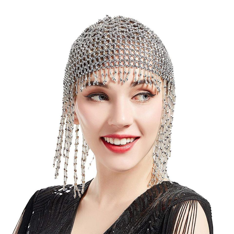 1920s Beaded Flapper Headpiece