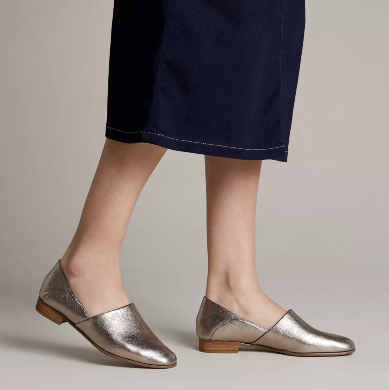 Add a touch of glitz and glam to your look. (Photo: Clarks)