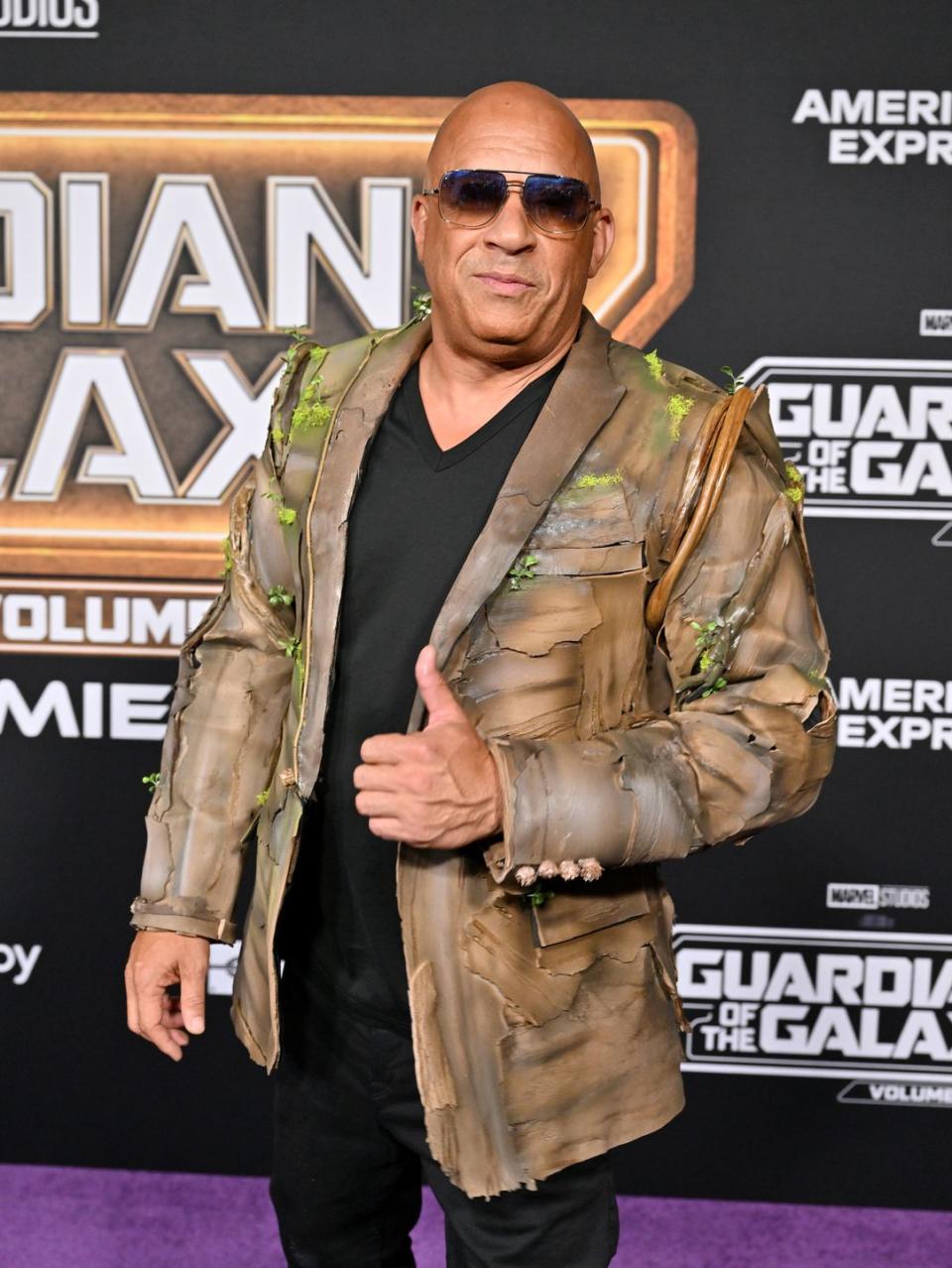 vin diesel at the guardians of the galaxy world premiere