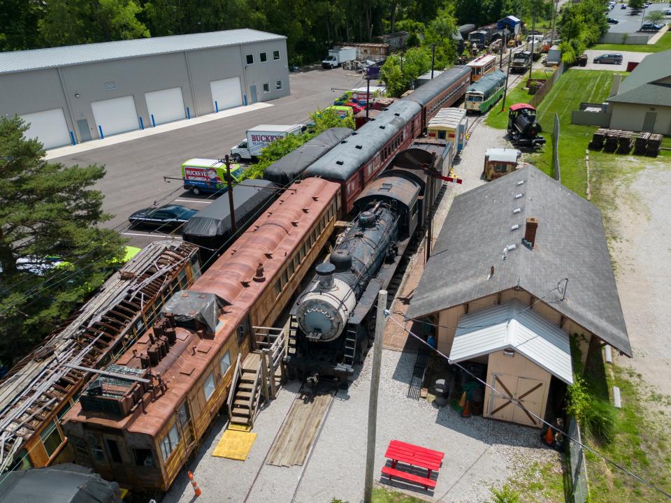 The Ohio Railway Museum in Worthington features an old train station as well as renovated trains and streetcars.