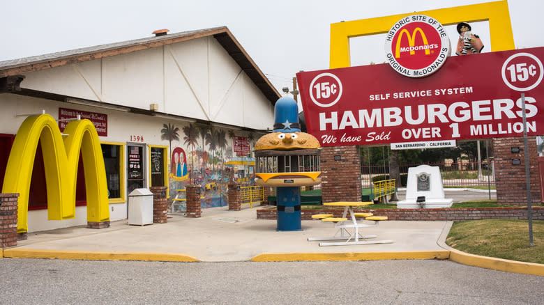 Exterior of First Original McDonald's Museum