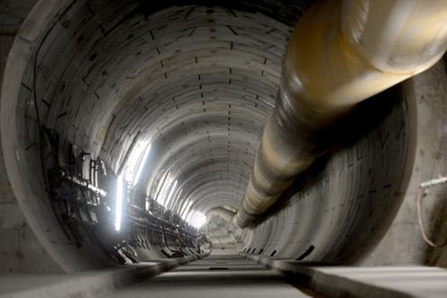 <span class="caption">Crossrail under construction. </span> <span class="attribution"><a class="link " href="https://paimages.co.uk/search-results/fluid/?q=crossrail%20work&amber_border=1&category=A,S,E&fields_0=all&fields_1=all&green_border=1&imagesonly=1&orientation=both&red_border=1&words_0=all&words_1=all" rel="nofollow noopener" target="_blank" data-ylk="slk:Antony Devlin/PA;elm:context_link;itc:0;sec:content-canvas">Antony Devlin/PA</a></span>