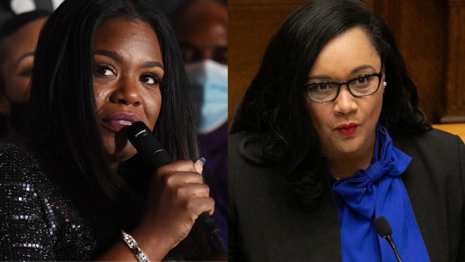 Left to right: Congresswomen Cori Bush and Nikema Williams. (Photo: Getty Images)