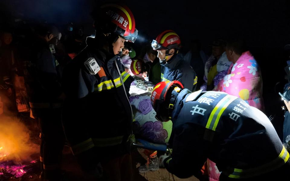 Rescue efforts to save participants of the race - VIA REUTERS