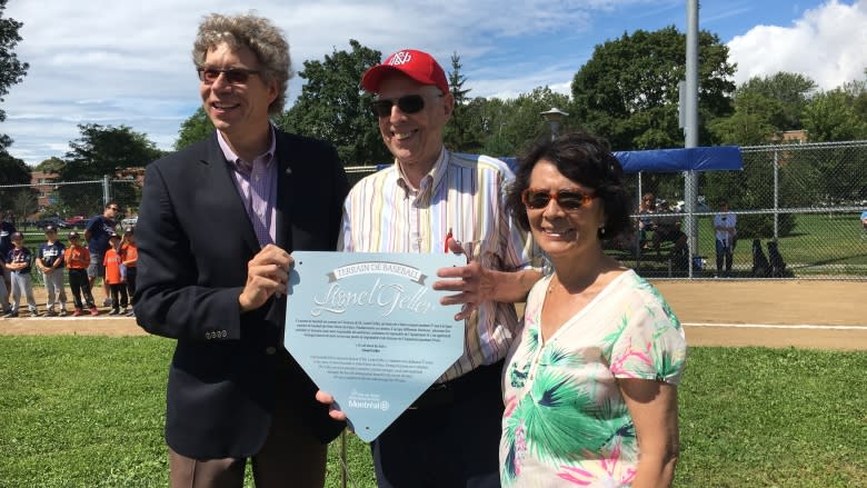 Loyola Park ball field named after longtime volunteer Lionel Geller