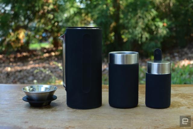 The Pakt Coffee Kit is a nearly perfect pour-over solution for travel