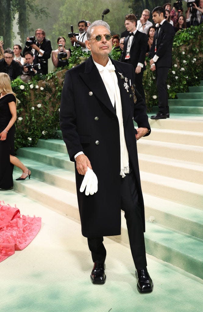 Jeff Goldblum attends the 2024 Met Gala.