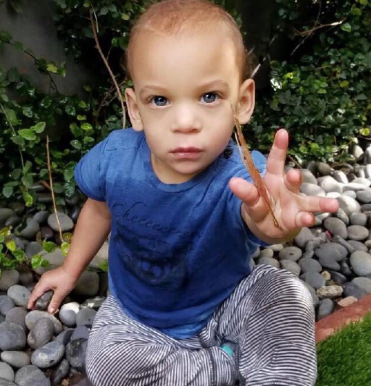 Baby York is smizing already. (Photo: @tyrabanks/Instagram)