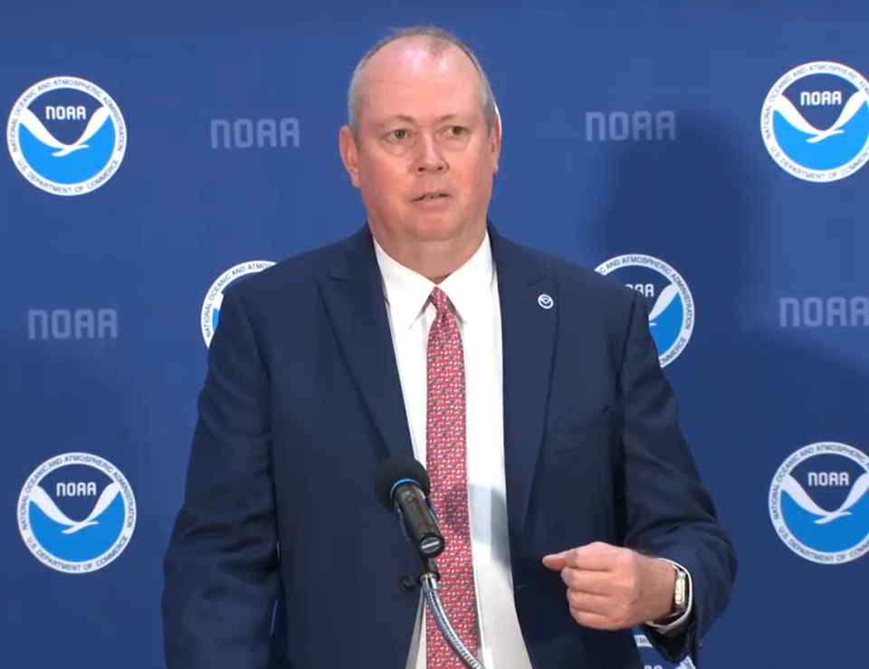 Ken Graham, National Weather Service director emphasized the importance of preparedness for the 2024 hurricane season while speaking at the National Press Club on May, 23, 2024.