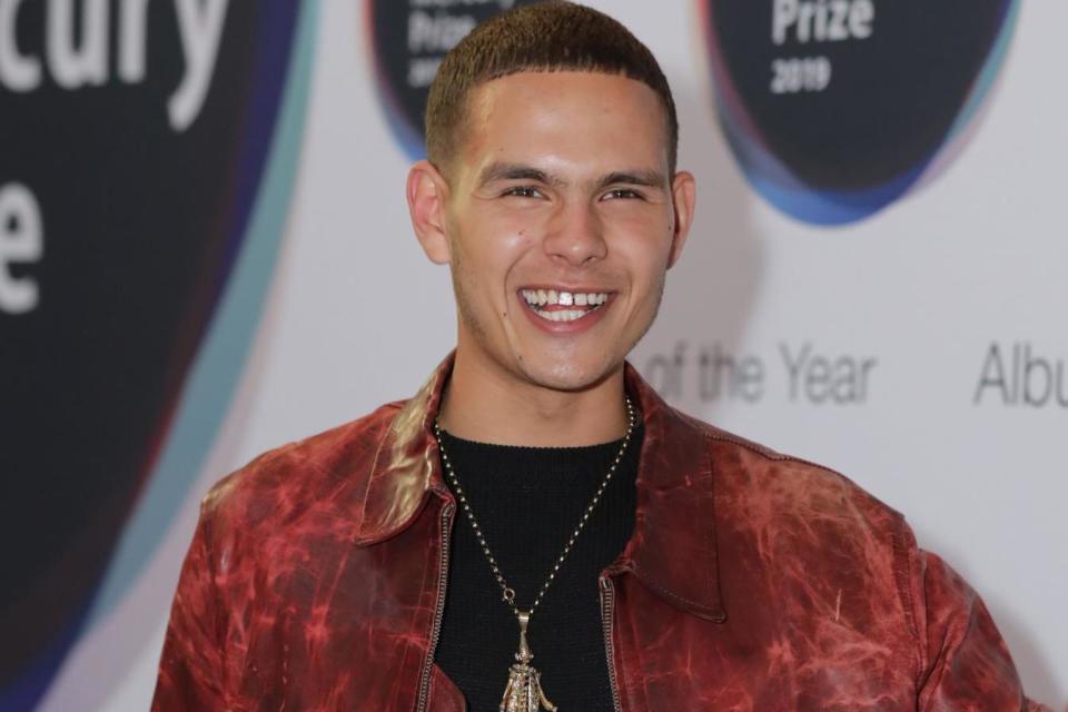 Slowthai poses on arrival for the Mercury Prize awards ceremony in central London on 19 September, 2019: ISABEL INFANTES/AFP/Getty Images