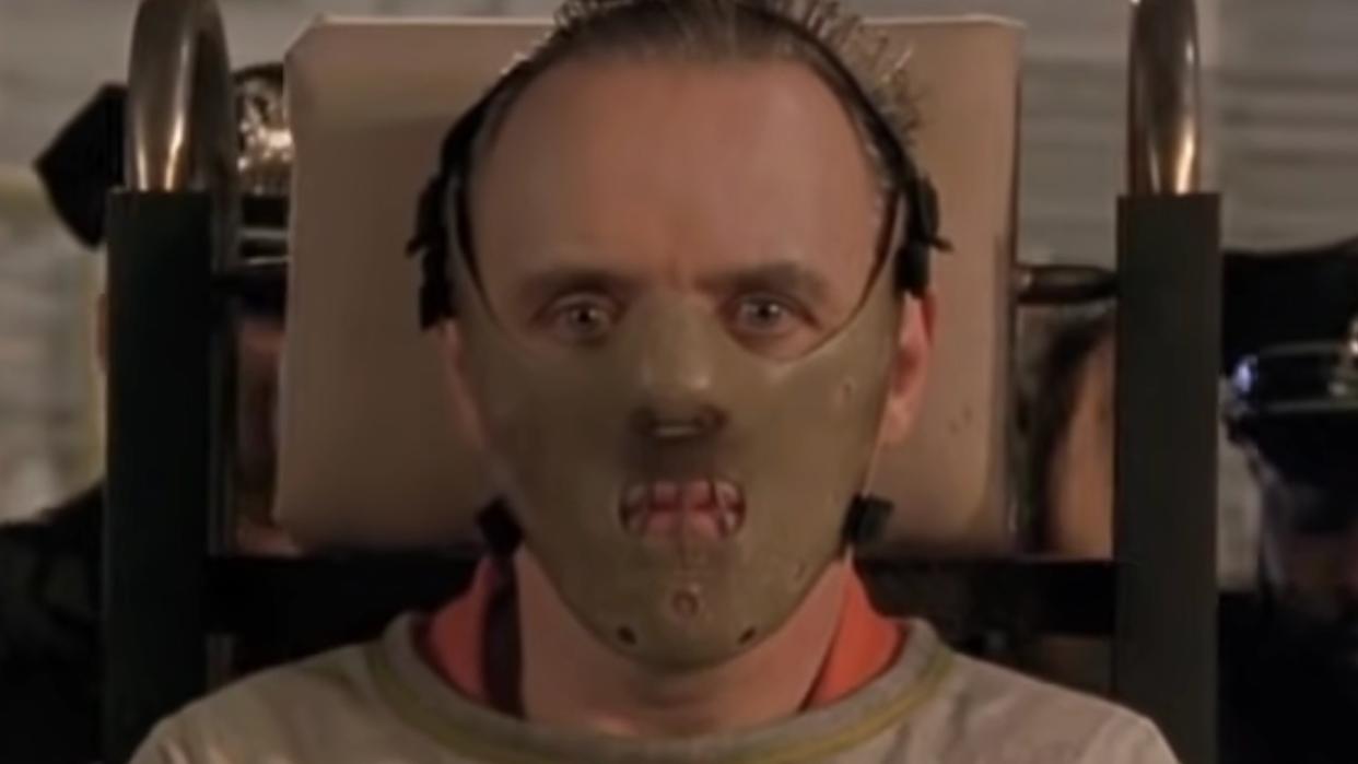  Hannibal Lecter all chained up. 