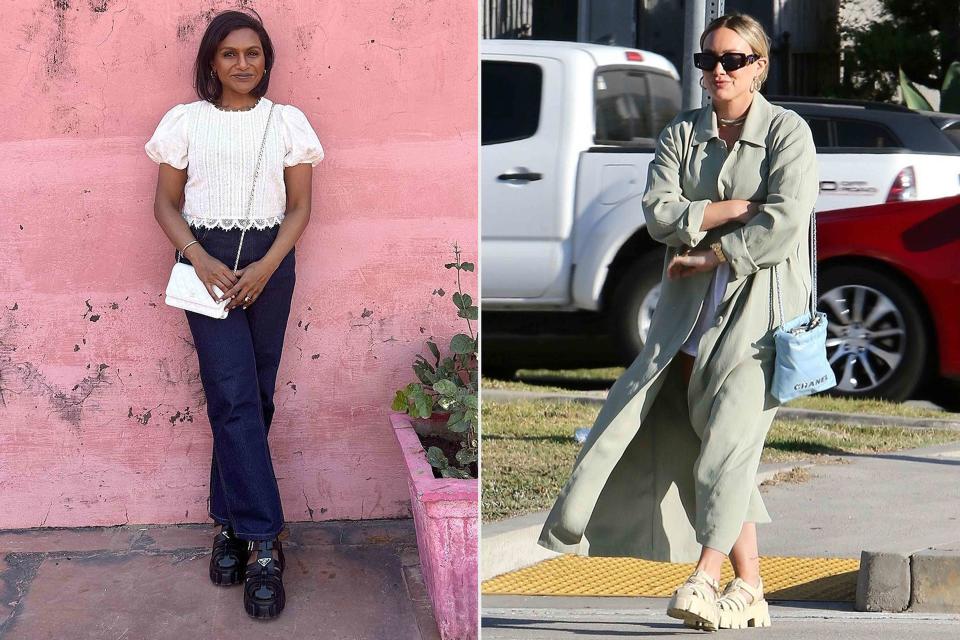 <p>Mindy Kaling/Instagram; CelebrityLivin/BACKGRID</p>