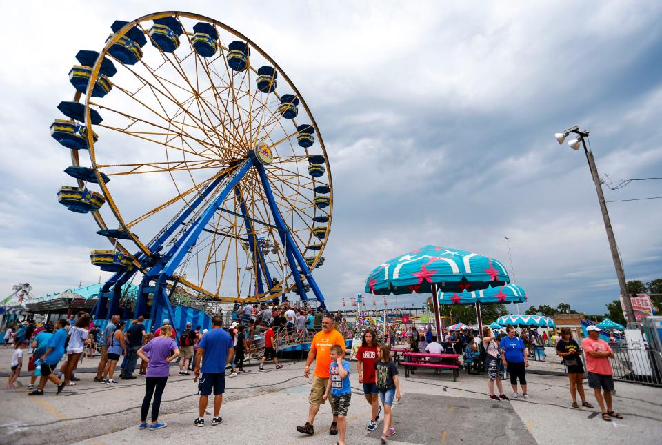 Free Ride Day at the 83rd Ozark Empire Fair attracted thousands on Wednesday, July 31, 2019.