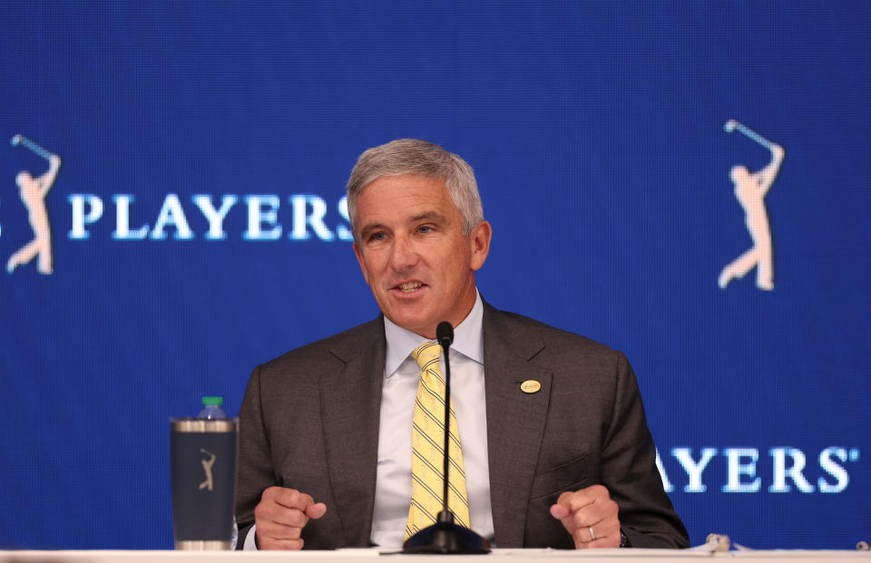 PGA Tour commissioner Jay Monahan addressed the new schedule changes coming in 2024 on Tuesday ahead of The Players Championship. 