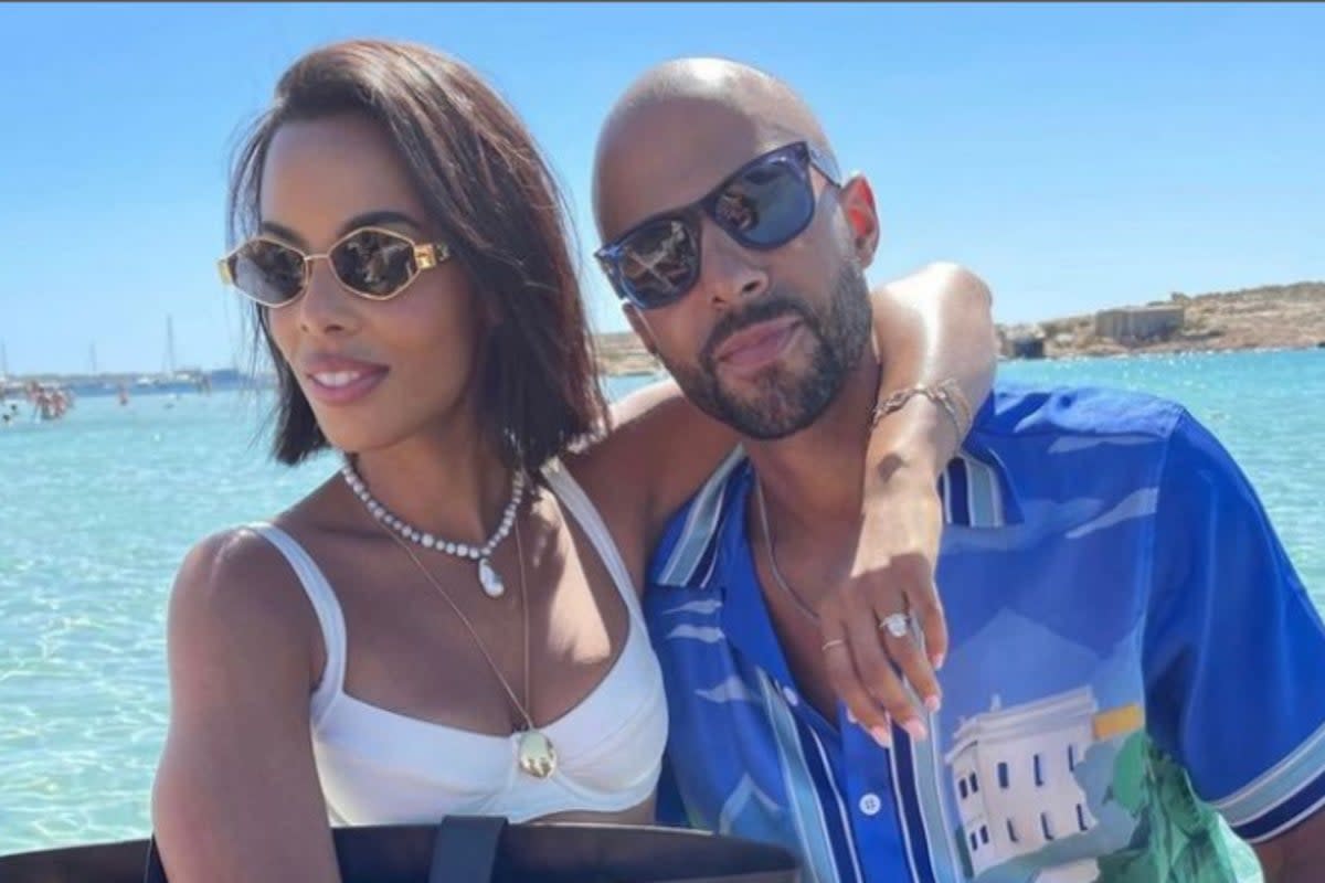Rochelle and Marvin Humes soak up the sun in Ibiza  (Marvin Humes)