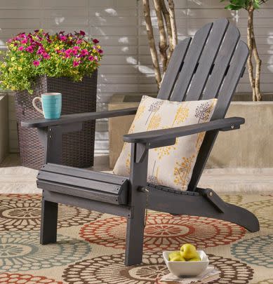 A solid wood folding Adirondack chair (28% off)