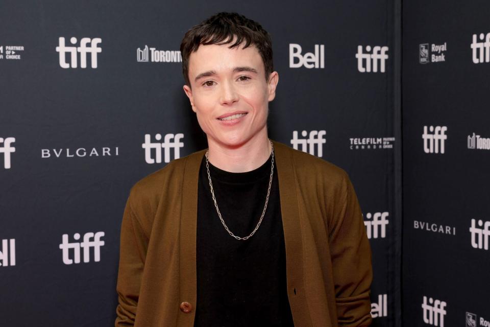 TORONTO, ONTARIO - SEPTEMBER 10: Elliot Page attends the "Close to you" premiering at the 2023 Toronto International Film Festival at the Royal Alexandra Theater on September 10, 2023 in Toronto, Ontario.  (Photo by Michael Loccisano/Getty Images)