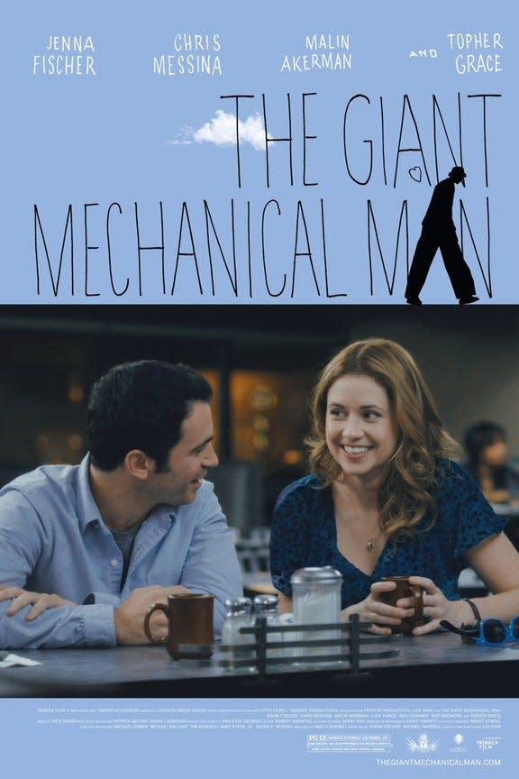 "The Giant Mechanical Man" follows Janice and her journey of self-discovery, and Iowa serves as the movie's backdrop.