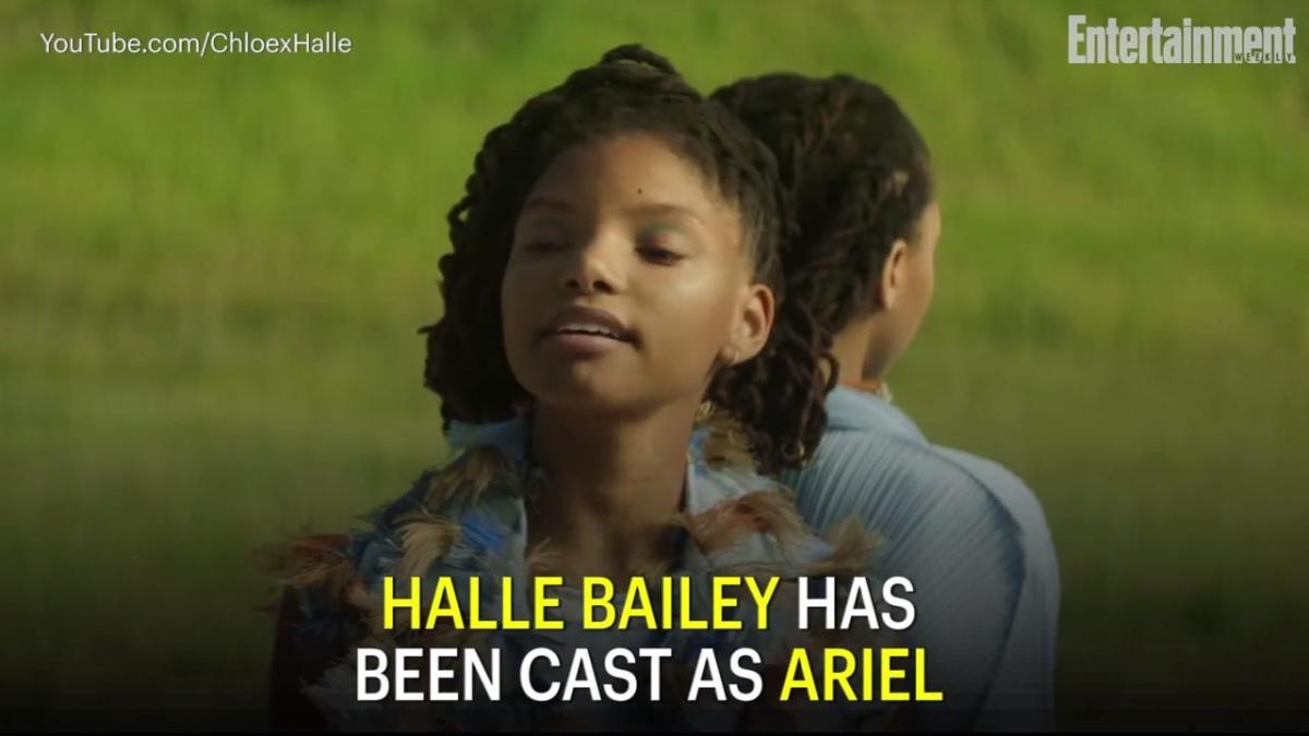 Disneys Live Action The Little Mermaid Casts Halle Bailey As Ariel 