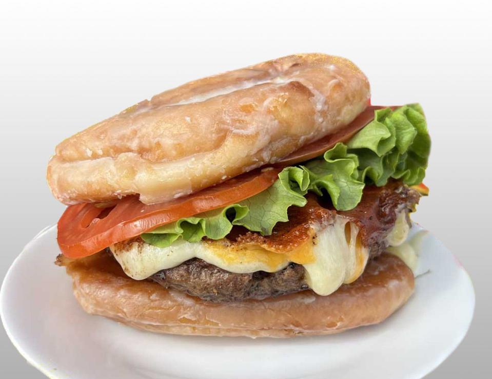 Honey Bunny Curd Burger will be served at the 2024 Florida State Fair in Tampa.