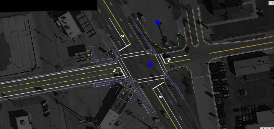 The Michigan Department of Transportation introduced a road diet, a reduction in lanes, for Hancock Street between Pine Grove Avenue and the Interstate 94/69 exchange in Port Huron, going from four to three lanes.