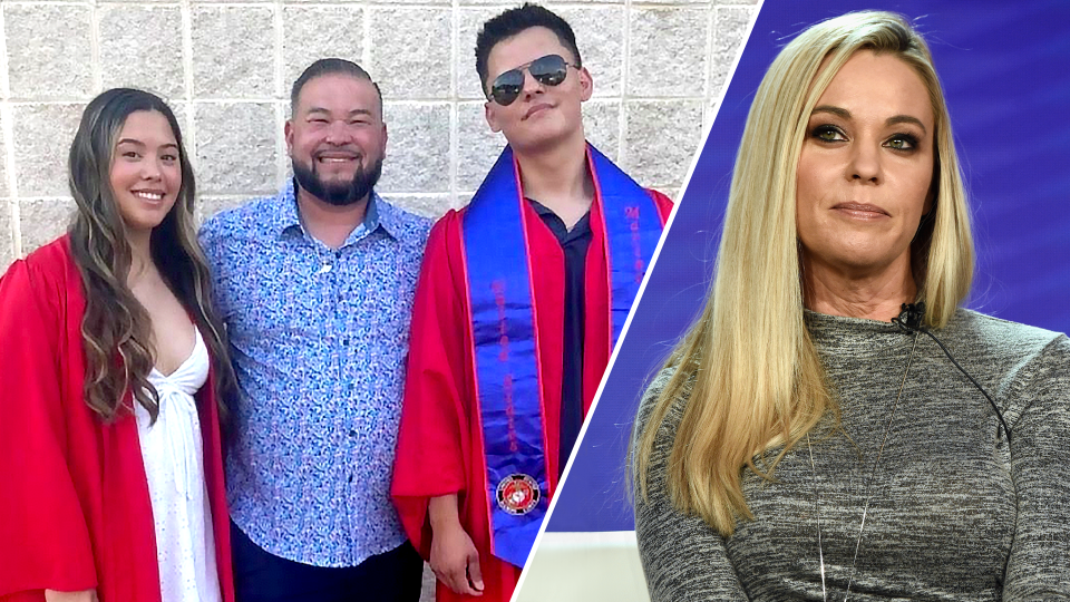 Hannah and Collin Gosselin allege that he was allegedly abused by their mother, Kate Gosselin.  (Photo: Jon Gosselin/Getty Images)