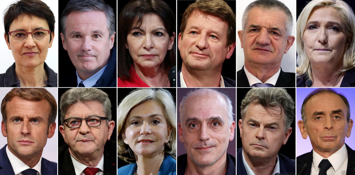 Mélenchon, Zemmour, Pécresse… Quelle est la consigne de vote des dix éliminés en vue du second tour ? (Crédit : Reuters/Sarah Meyssonnier/Johanna Geron/Gonzalo Fuentes/Stephane Mahe)