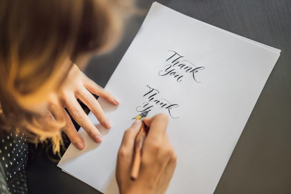 Write Thank You Notes