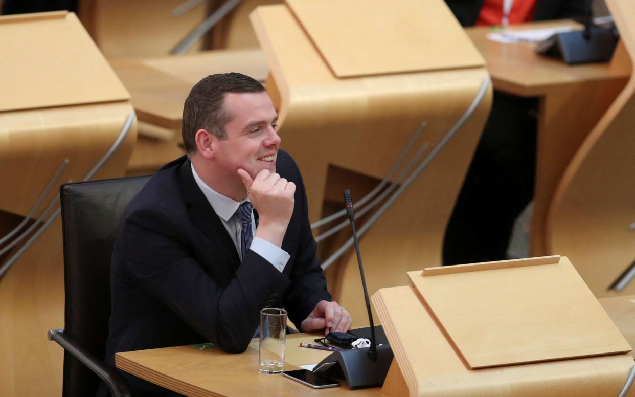 Leader of the Scottish Conservative Party Douglas Ross - AFP