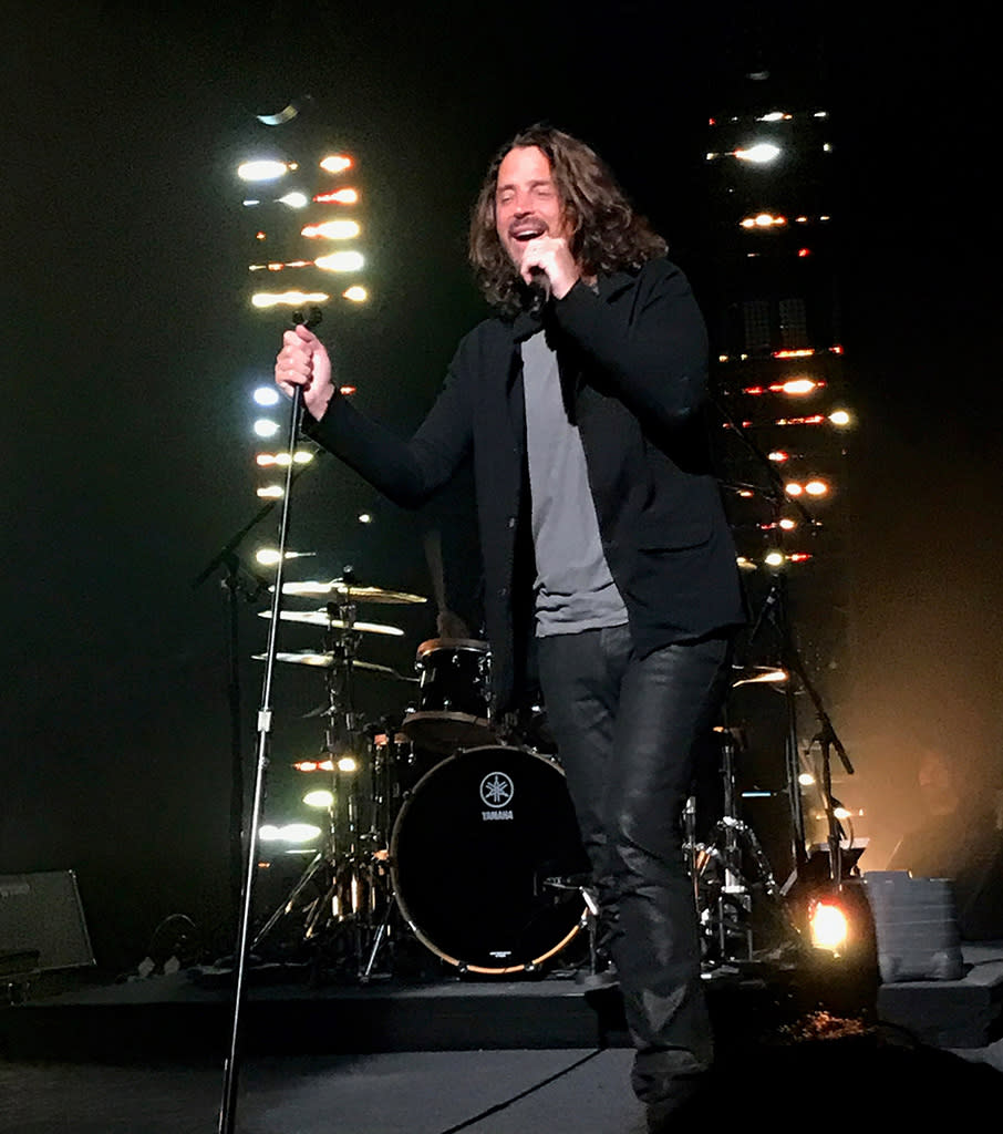 Chris Cornell performed with Soundgarden for the last time at the Fox Theatre in Detroit on May 17.