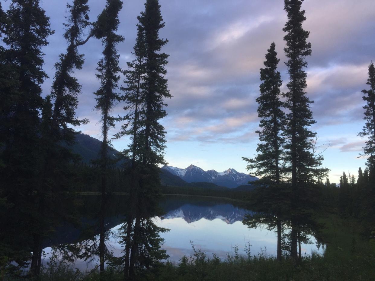 Views seen at Wrangell-St. Elias National Park in Alaska.