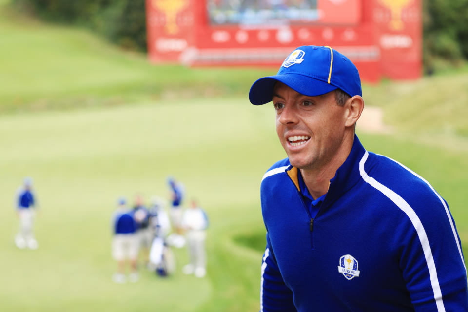 Rory McIlroy at the Ryder Cup
