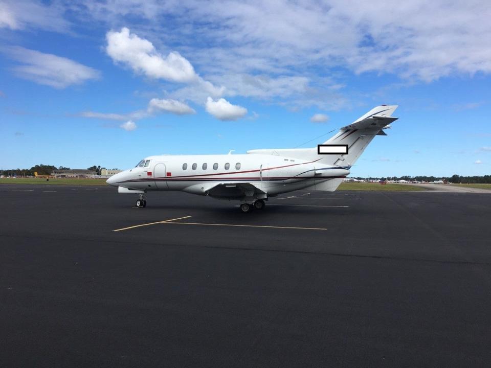 Federal agents seized this private jet after it was used to moved Sinaloa Cartel drugs and bulk case across the U.S.