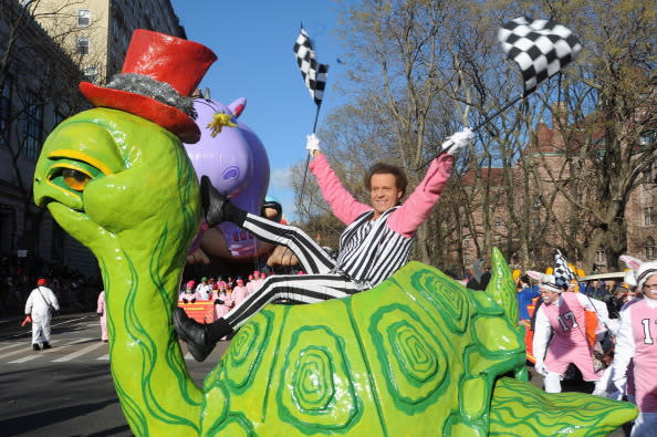 NEW YORK, NY – NOVEMBER 28: Richard Simmons attends the 87th annual Macy’s Thanksgiving Day parade on November 28, 2013 in New York City. (Photo by Bobby Bank/WireImage)