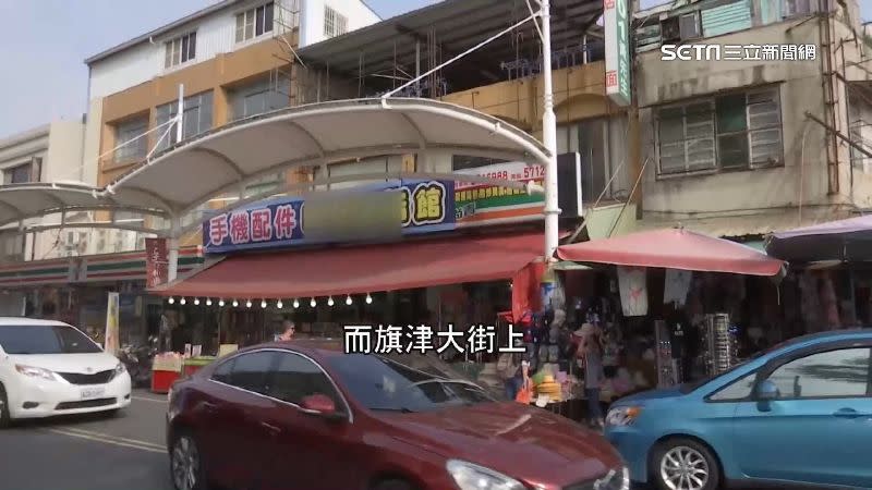 旗津大街上店面售價破億，1坪賣到百萬元。