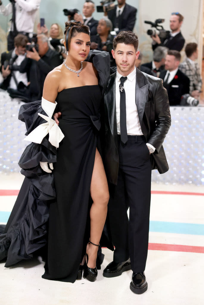 riyanka Chopra Jonas and Nick Jonas attend The 2023 Met Gala together