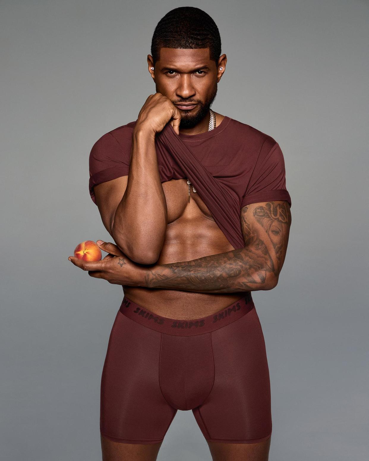 Usher Models Skims Underwear in New Mens Campaign and Announces Limited Edition Album Release