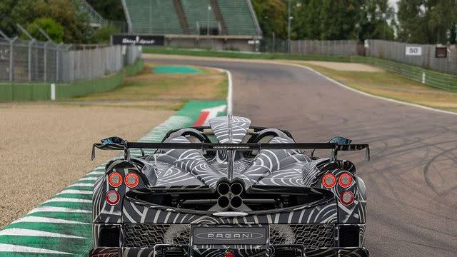 new pagani huayra variant tested