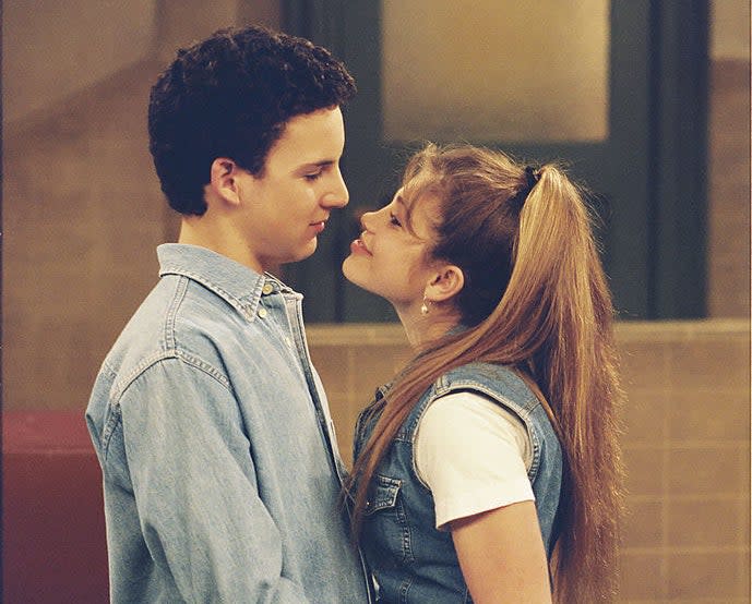 "Boy Meets World" characters Cory and Topanga