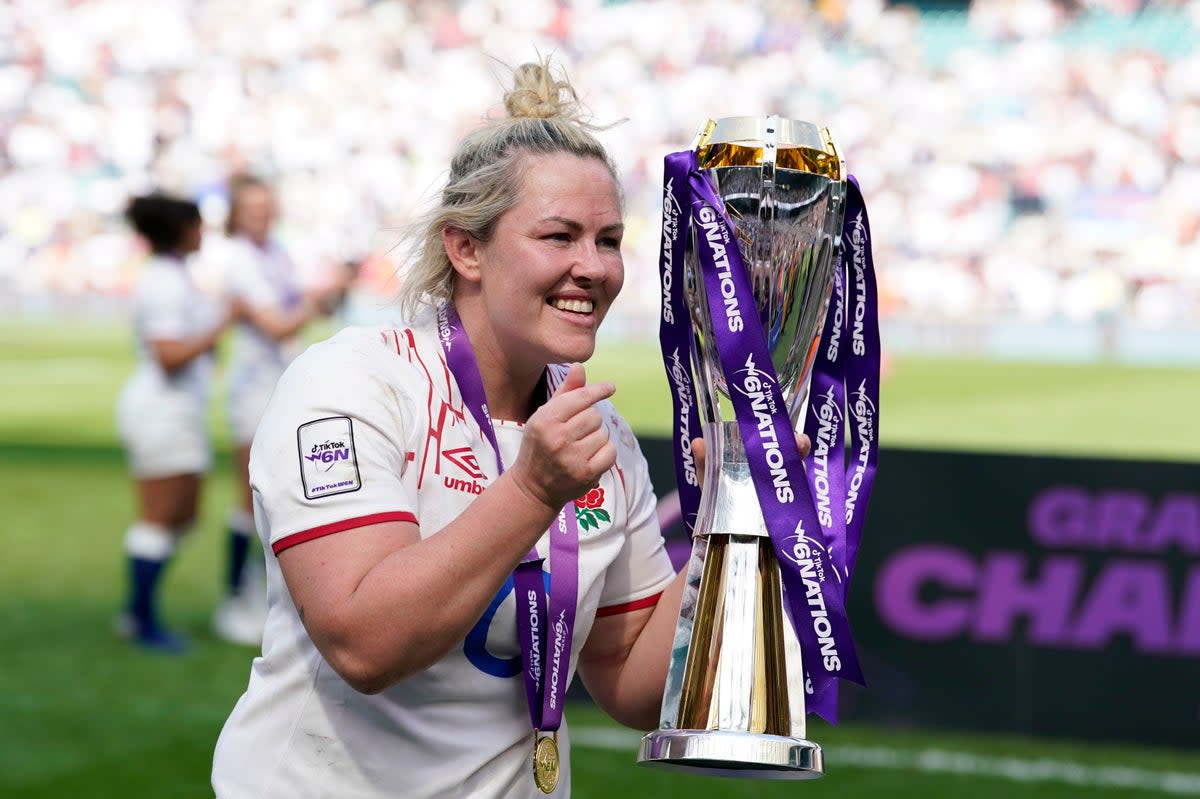 Marlie Packer led England to another Six Nations crown last year (PA)