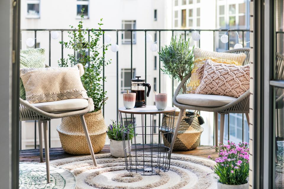 11. Take your boho vibe to your balcony